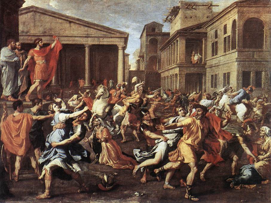 Nicolas Poussin The Rape of the Sabine Women